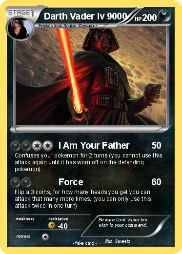 Pokemon Darth Vader lv 9000