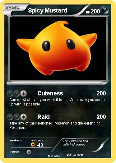 Pokemon Spicy Mustard