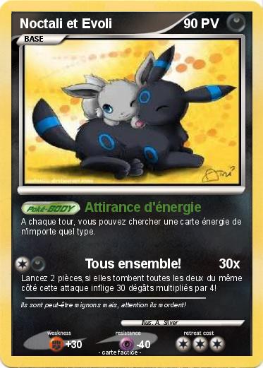 Pokemon Noctali et Evoli