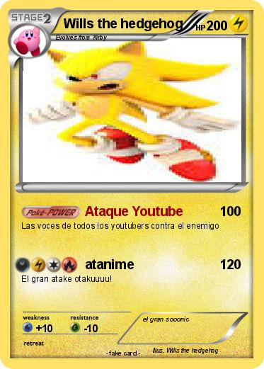 Pokemon Wills the hedgehog