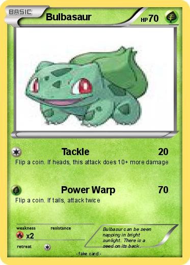 Pokemon Bulbasaur