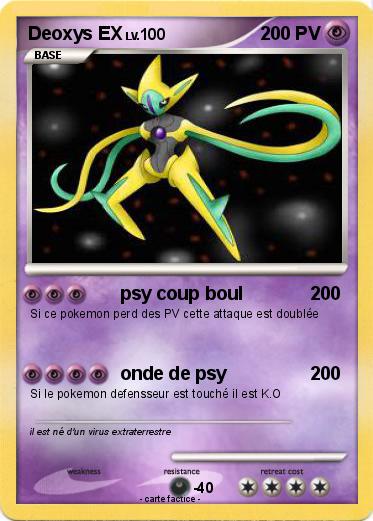 Pokemon Deoxys EX