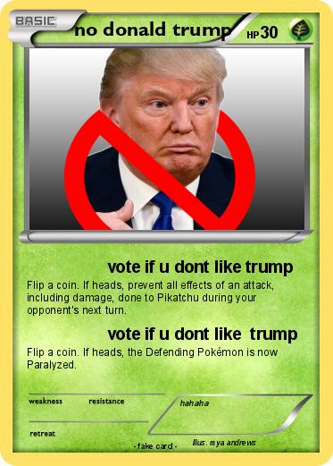 Pokemon no donald trump