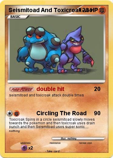 Pokemon Seismitoad And Toxicroak