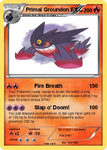 Pokemon Primal Groundon EX