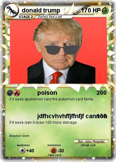 Pokemon donald trump