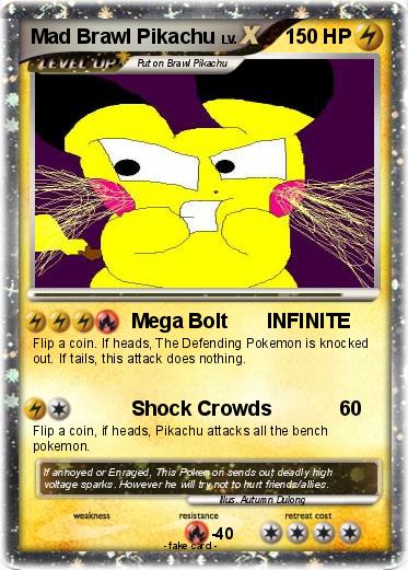 Pokemon Mad Brawl Pikachu