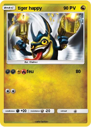 Pokemon tiger happy