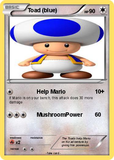 Pokemon Toad (blue)