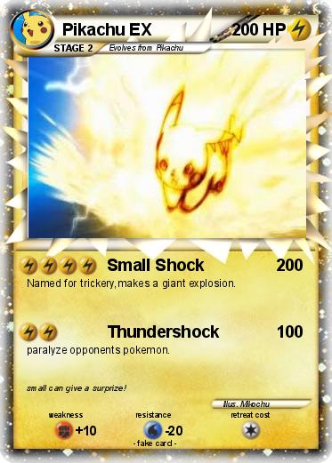 Pokemon Pikachu EX