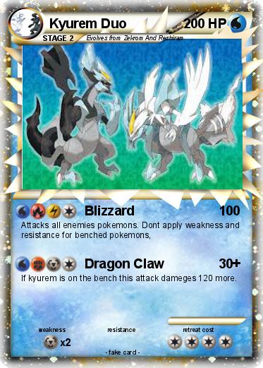 Pokemon Kyurem Duo