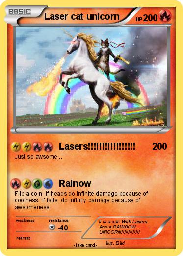 Pokemon Laser cat unicorn