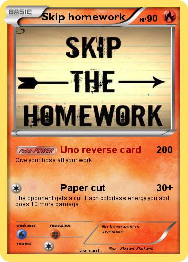 Pokemon Skip homework
