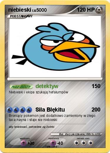 Pokemon niebieski