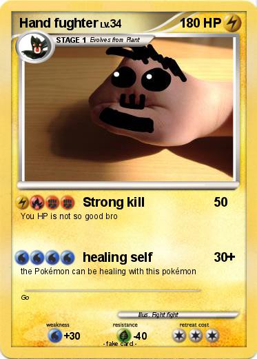 Pokemon Hand fughter