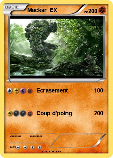 Pokemon Mackar  EX