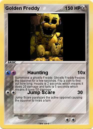 Pokemon Golden Freddy