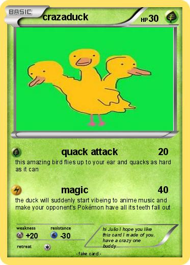 Pokemon crazaduck
