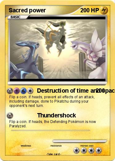 Pokemon Sacred power
