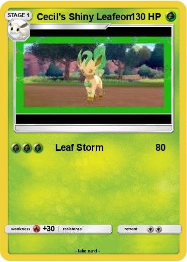 Pokemon Cecil's Shiny Leafeon