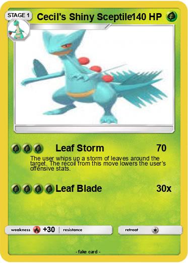 Pokemon Cecil's Shiny Sceptile