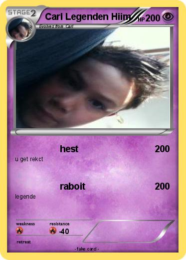 Pokemon Carl Legenden Hiim