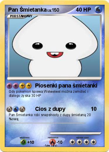 Pokemon Pan Śmietanka