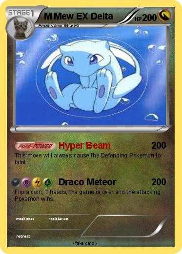 Pokemon M Mew EX Delta