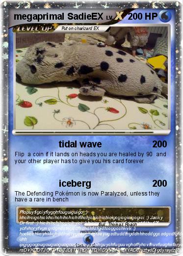 Pokemon megaprimal SadieEX