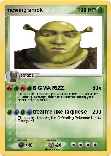 Pokemon mewing shrek