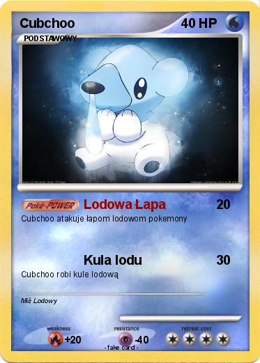 Pokemon Cubchoo