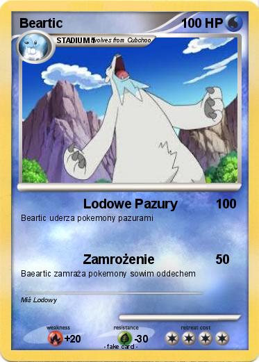 Pokemon Beartic