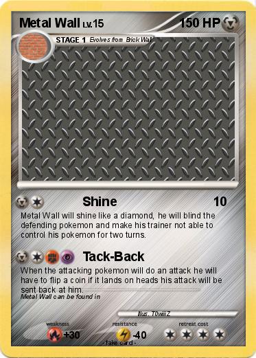 Pokemon Metal Wall