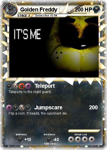 Pokemon Golden Freddy