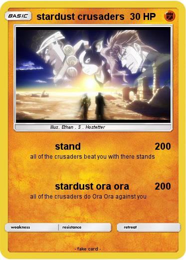 Pokemon stardust crusaders