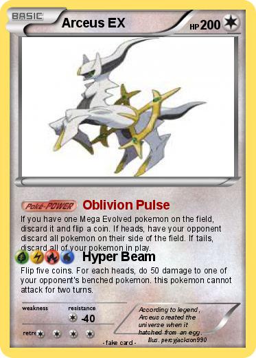 Pokemon Arceus EX