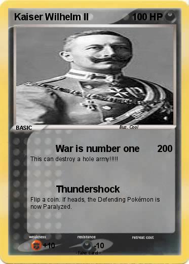 Pokemon Kaiser Wilhelm II