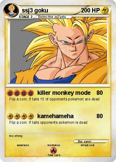 Pokemon ssj3 goku
