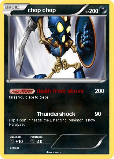 Pokemon chop chop