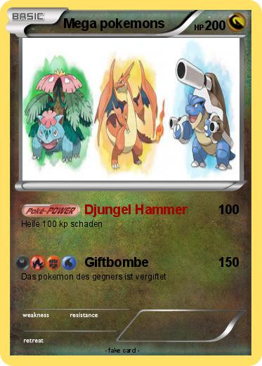 Pokemon Mega pokemons