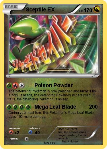 Pokemon Sceptile EX
