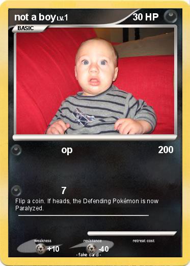 Pokemon not a boy