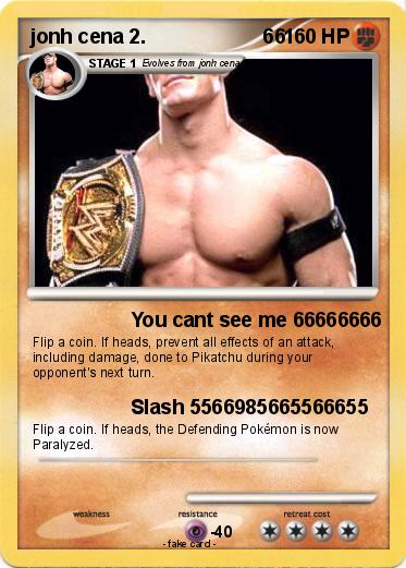 Pokemon jonh cena 2.                     66