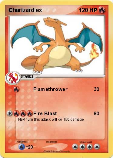 Pokemon Charizard ex