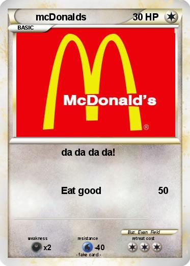 Pokemon mcDonalds