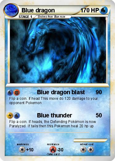 Pokemon Blue dragon