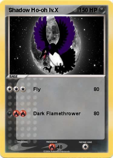 Pokemon Shadow Ho-oh lv.X