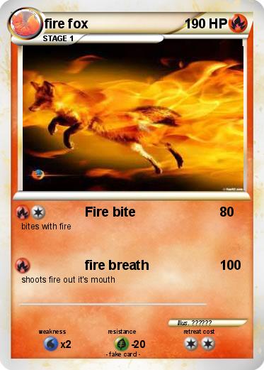 Pokemon fire fox