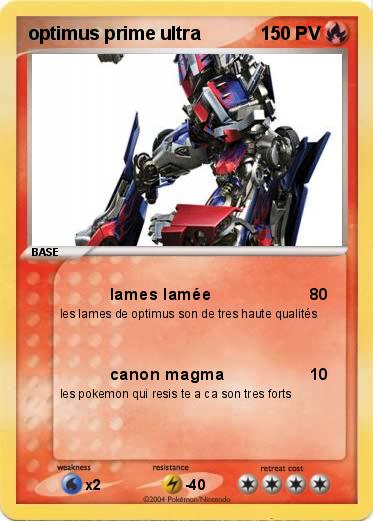 Pokemon optimus prime ultra