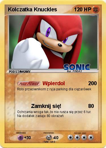 Pokemon Kolczatka Knuckles